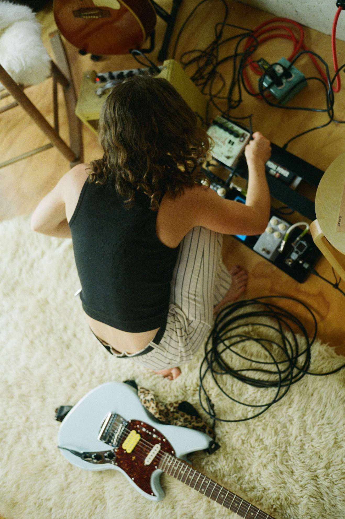 Bedford Pant - Whitecap/Washed Black Pinstripe - Image 3